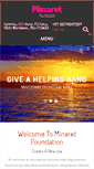 Mobile Screenshot of minaretfoundation.org