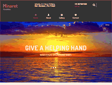 Tablet Screenshot of minaretfoundation.org
